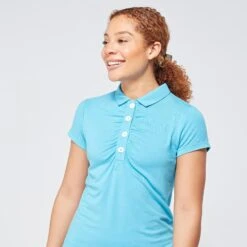 Swing Out Sister Lisa Ladies Golf Polo Shirt Dazzling Blue -Teepeg Store image410169323