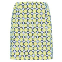 Swing Out Sister Lucy Pull On Ladies Golf Skort Sunshine/Navy -Teepeg Store image410174168