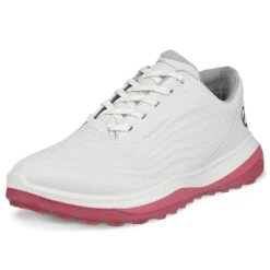 Ecco LT1 Ladies Golf Shoes White/Bubble Gum 29 Ecco LT1 Ladies Golf Shoes White/Bubble Gum -Teepeg Store image410214092