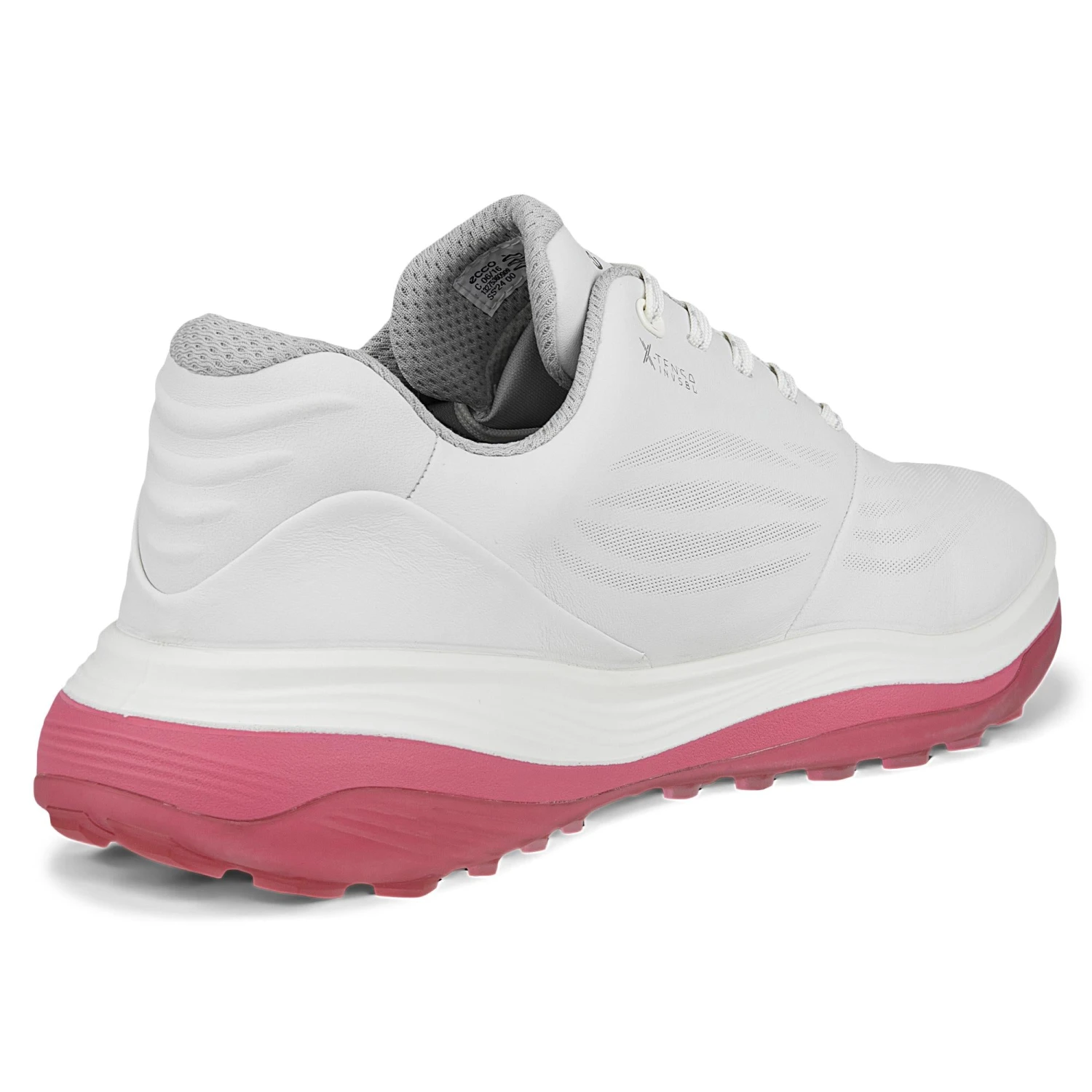 Ecco LT1 Ladies Golf Shoes White/Bubble Gum 11 Ecco LT1 Ladies Golf Shoes White/Bubble Gum - Image 9