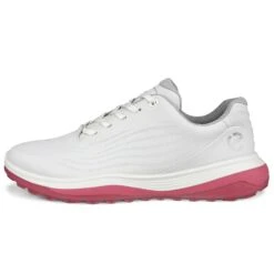 Ecco LT1 Ladies Golf Shoes White/Bubble Gum 33 Ecco LT1 Ladies Golf Shoes White/Bubble Gum -Teepeg Store image410214108
