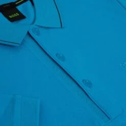 Boss Paule 4 Polo Shirt Turquoise/Aqua -Teepeg Store image411441140