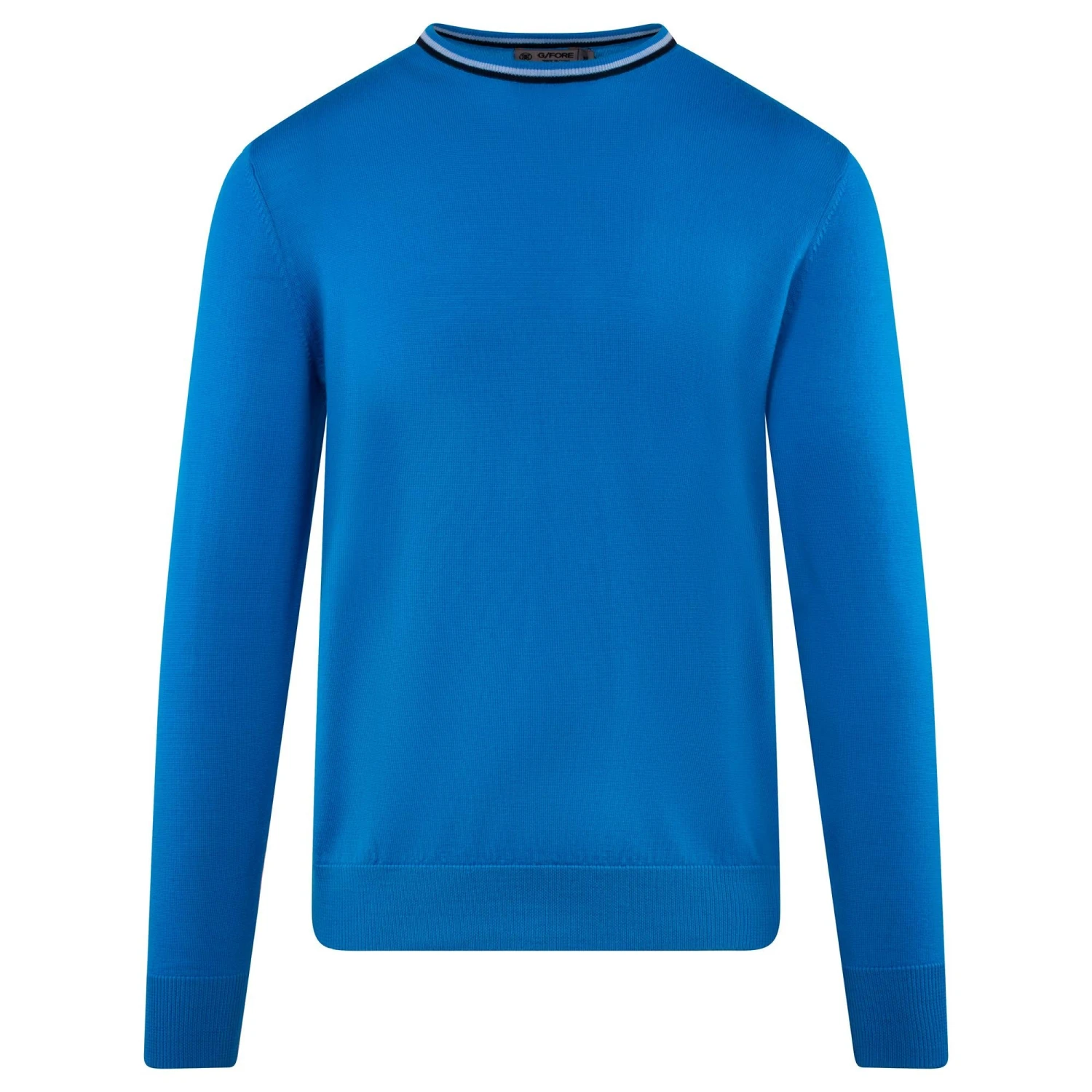 G/FORE Merino Wool Crew Neck Knitted Sweater Cerulean 11 G/FORE Merino Wool Crew Neck Knitted Sweater Cerulean - Image 9