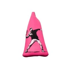 Banksy Flower Thrower Blade Putter Headcover Pink 7 Banksy Flower Thrower Blade Putter Headcover Pink -Teepeg Store image411447305