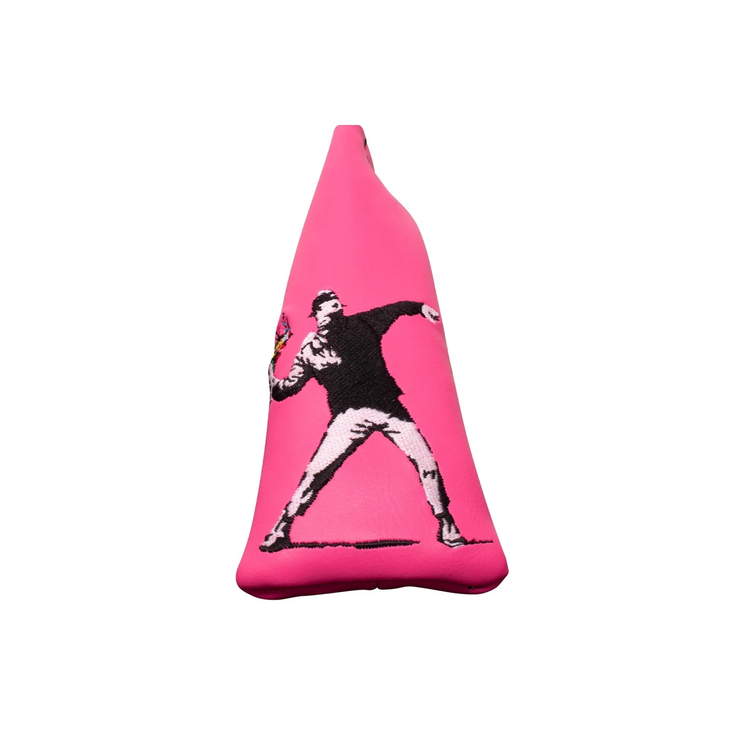 Banksy Flower Thrower Blade Putter Headcover Pink 5 Banksy Flower Thrower Blade Putter Headcover Pink - Image 3