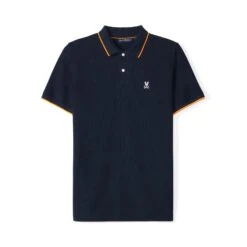 Psycho Bunny Troy Pique Polo Navy -Teepeg Store image412411672