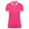 Swing Out Sister Alice Ladies Golf Polo Shirt Lush Pink/Mandarin