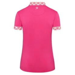 Swing Out Sister Alice Ladies Golf Polo Shirt Lush Pink/Mandarin -Teepeg Store image413154710