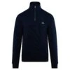 Lacoste Quarter Zip Stand Up Collar Cotton Sweatshirt Navy -Teepeg Store image413536426