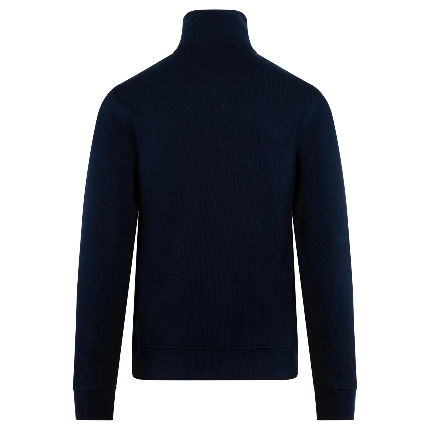 Lacoste Quarter Zip Stand Up Collar Cotton Sweatshirt Navy 12 Lacoste Quarter Zip Stand Up Collar Cotton Sweatshirt Navy - Image 10