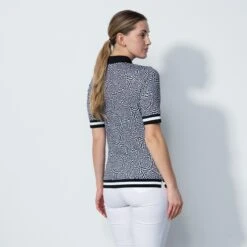 Daily Sports Kyoto Ladies 1/2 Sleeve Golf Polo Shirt Monochrome Black -Teepeg Store image413647435 c808debb a23f 475f 8655 398918f863c2