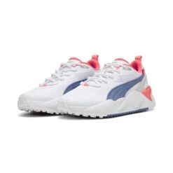 Ladies Puma GS-X Efekt Golf Shoes White/Blue/Ravish -Teepeg Store image414375934