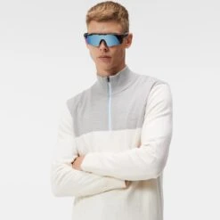 J.Lindeberg J Lindeberg Windbreaker Mens Golf Sweater White 37 J.Lindeberg J Lindeberg Windbreaker Mens Golf Sweater White -Teepeg Store image420189430