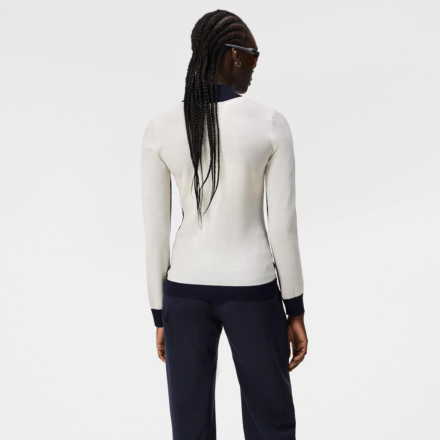 J.Lindeberg J Lindeberg Adeline Knitted Ladies Golf Navy 10 J.Lindeberg J Lindeberg Adeline Knitted Ladies Golf Navy - Image 8