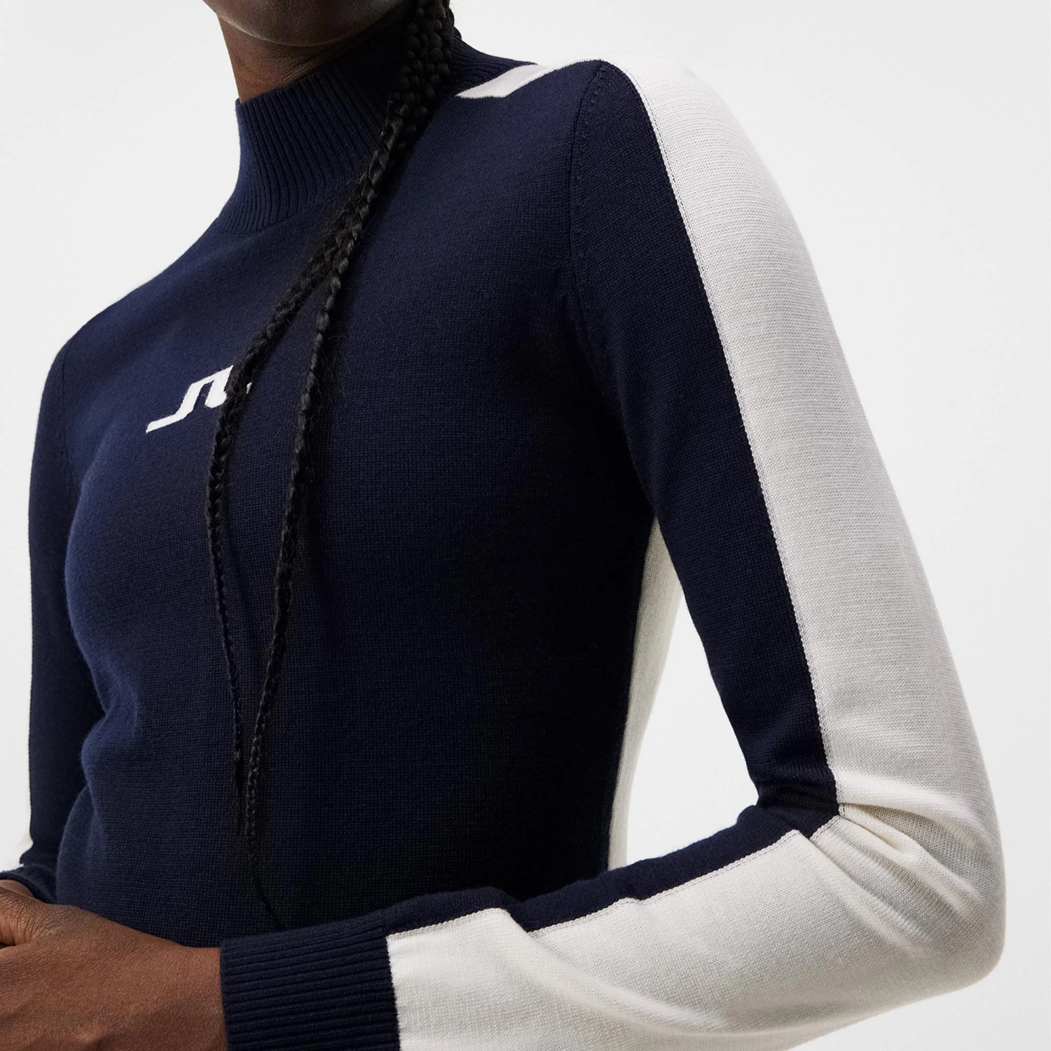 J.Lindeberg J Lindeberg Adeline Knitted Ladies Golf Navy 11 J.Lindeberg J Lindeberg Adeline Knitted Ladies Golf Navy - Image 9