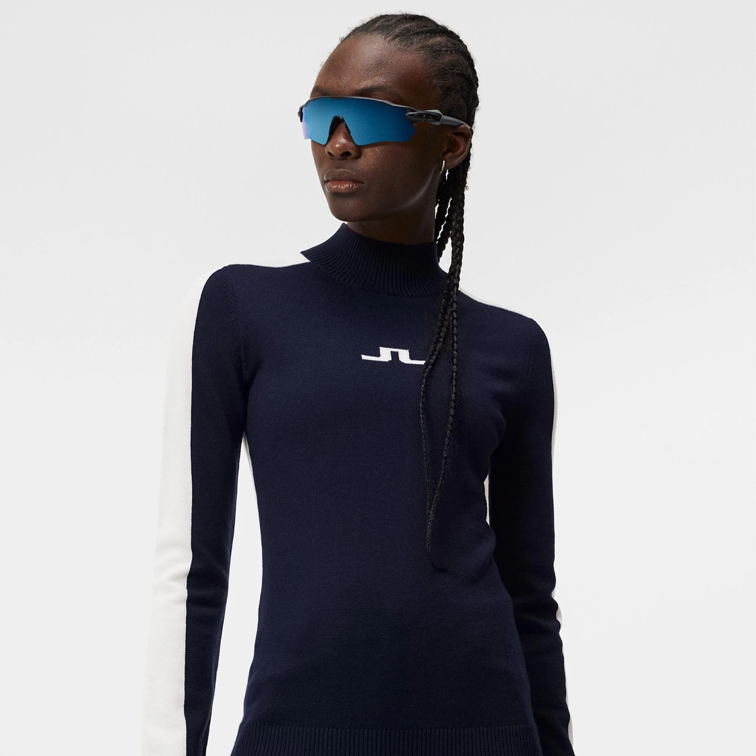 J.Lindeberg J Lindeberg Adeline Knitted Ladies Golf Navy 18 J.Lindeberg J Lindeberg Adeline Knitted Ladies Golf Navy - Image 16