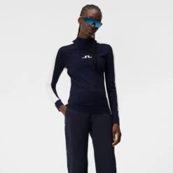 J.Lindeberg J Lindeberg Adeline Knitted Ladies Golf Navy 38 J.Lindeberg J Lindeberg Adeline Knitted Ladies Golf Navy -Teepeg Store image420271554