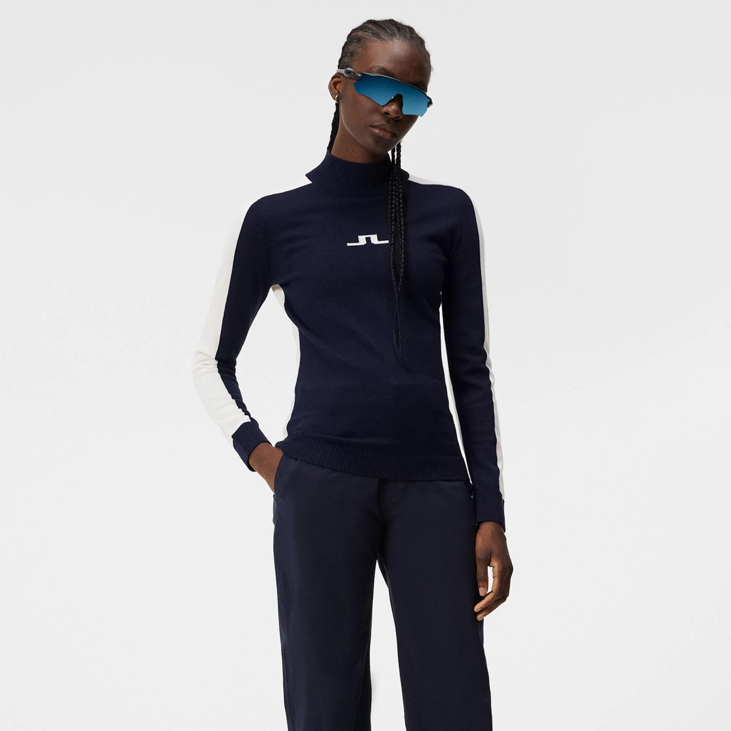 J.Lindeberg J Lindeberg Adeline Knitted Ladies Golf Navy 19 J.Lindeberg J Lindeberg Adeline Knitted Ladies Golf Navy - Image 17