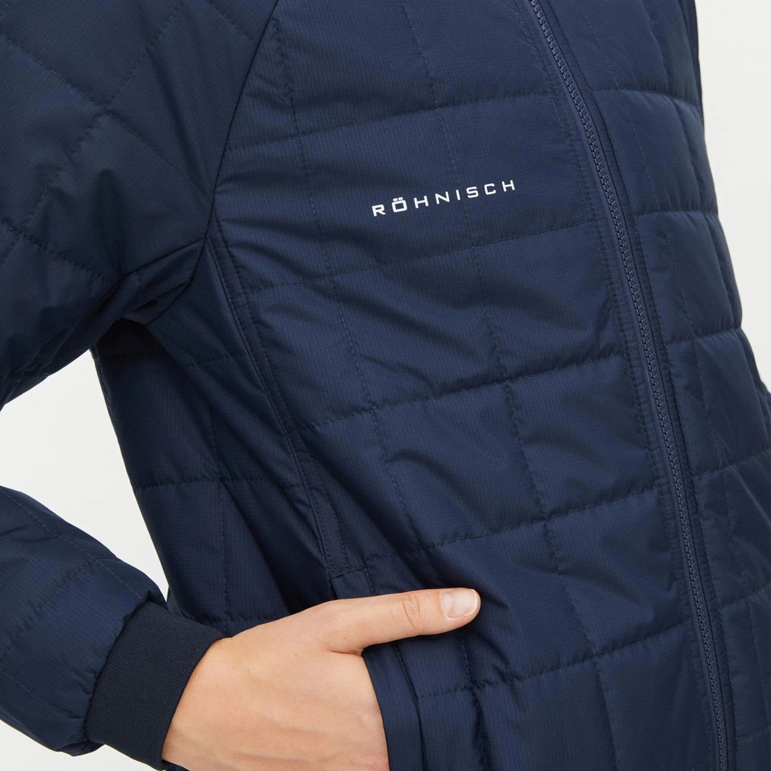Rohnisch Frosty Quilt Ladies Jacket Navy 12 Rohnisch Frosty Quilt Ladies Jacket Navy - Image 10
