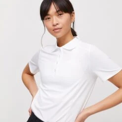 Rohnisch Rumie Ladies Golf Polo Shirt White -Teepeg Store image420281785