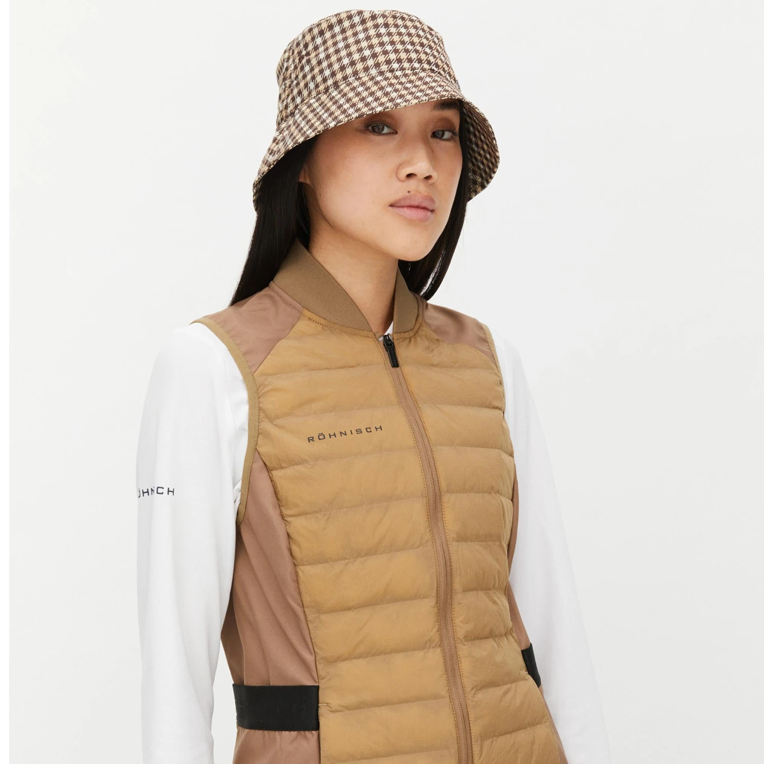 Rohnsich Force Ladies Golf Vest Nougat 4 Rohnsich Force Ladies Golf Vest Nougat - Image 2