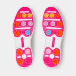 G/FORE Gallivan2r Side Stripe Kiltie Ladies Golf Shoes Snow/Multi 36 G/FORE Gallivan2r Side Stripe Kiltie Ladies Golf Shoes Snow/Multi -Teepeg Store image421324215