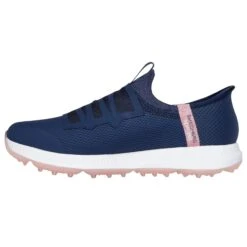 Skechers Go Golf Elite 5 Slip In Ladies Golf Shoes Navy/Pink -Teepeg Store image421546392