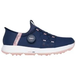 Skechers Go Golf Elite 5 Slip In Ladies Golf Shoes Navy/Pink -Teepeg Store image421546402