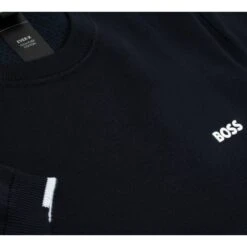 Boss Ever-X Cotton Blend Crew Neck Sweater Navy 24 Boss Ever-X Cotton Blend Crew Neck Sweater Navy -Teepeg Store image423363850