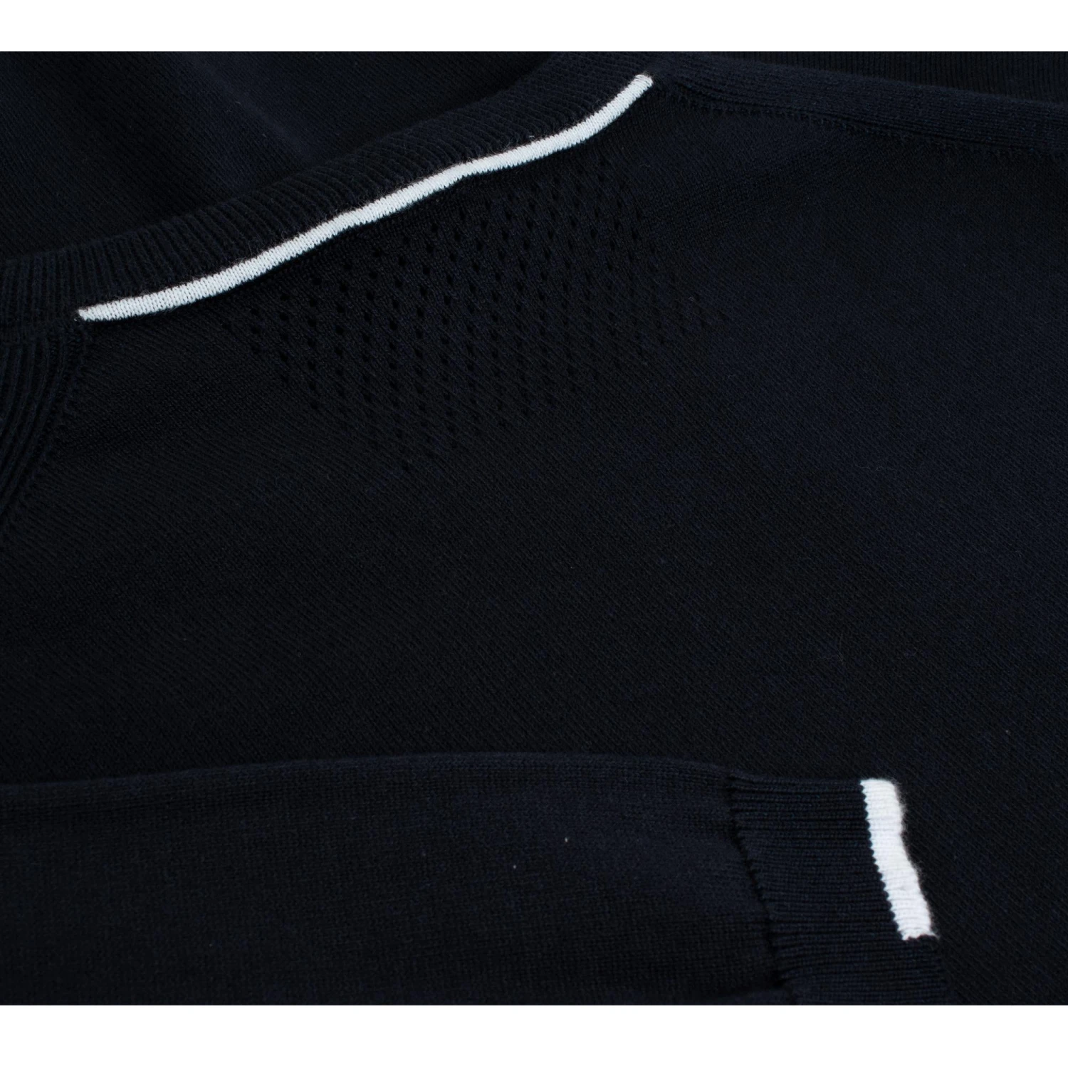 Boss Ever-X Cotton Blend Crew Neck Sweater Navy 11 Boss Ever-X Cotton Blend Crew Neck Sweater Navy - Image 9