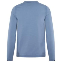 Boss Ever-X Cotton Blend Crew Neck Sweater Open Blue -Teepeg Store image423364015