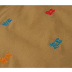 Psycho Bunny Bonham All Over Bunny Print Chino Shorts Canyon Khaki -Teepeg Store image423364767