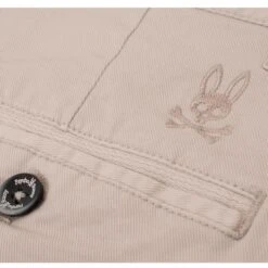 Psycho Bunny Diego Chino Shorts Natural Linen -Teepeg Store image423364975