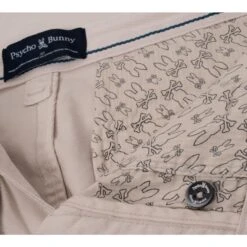 Psycho Bunny Diego Chino Shorts Natural Linen -Teepeg Store image423364993