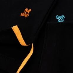 Psycho Bunny Bonham All Over Print Pique Polo Shirt Black -Teepeg Store image426233622