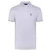 Psycho Bunny Irving Pique Polo Shirt White -Teepeg Store image426234968