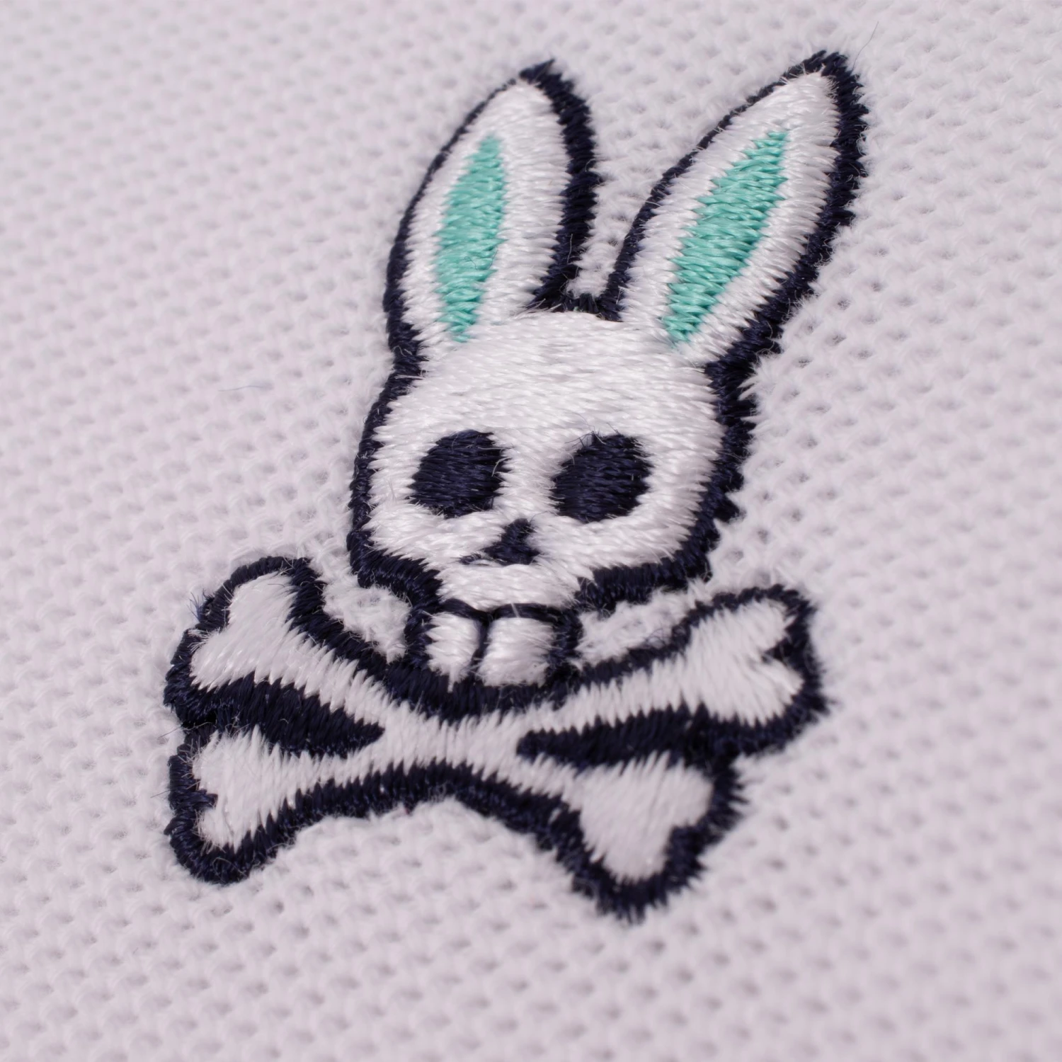 Psycho Bunny Irving Pique Polo Shirt White 8 Psycho Bunny Irving Pique Polo Shirt White - Image 6