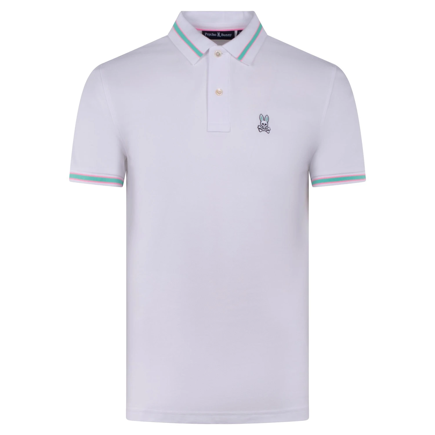 Psycho Bunny Irving Pique Polo Shirt White 14 Psycho Bunny Irving Pique Polo Shirt White - Image 12