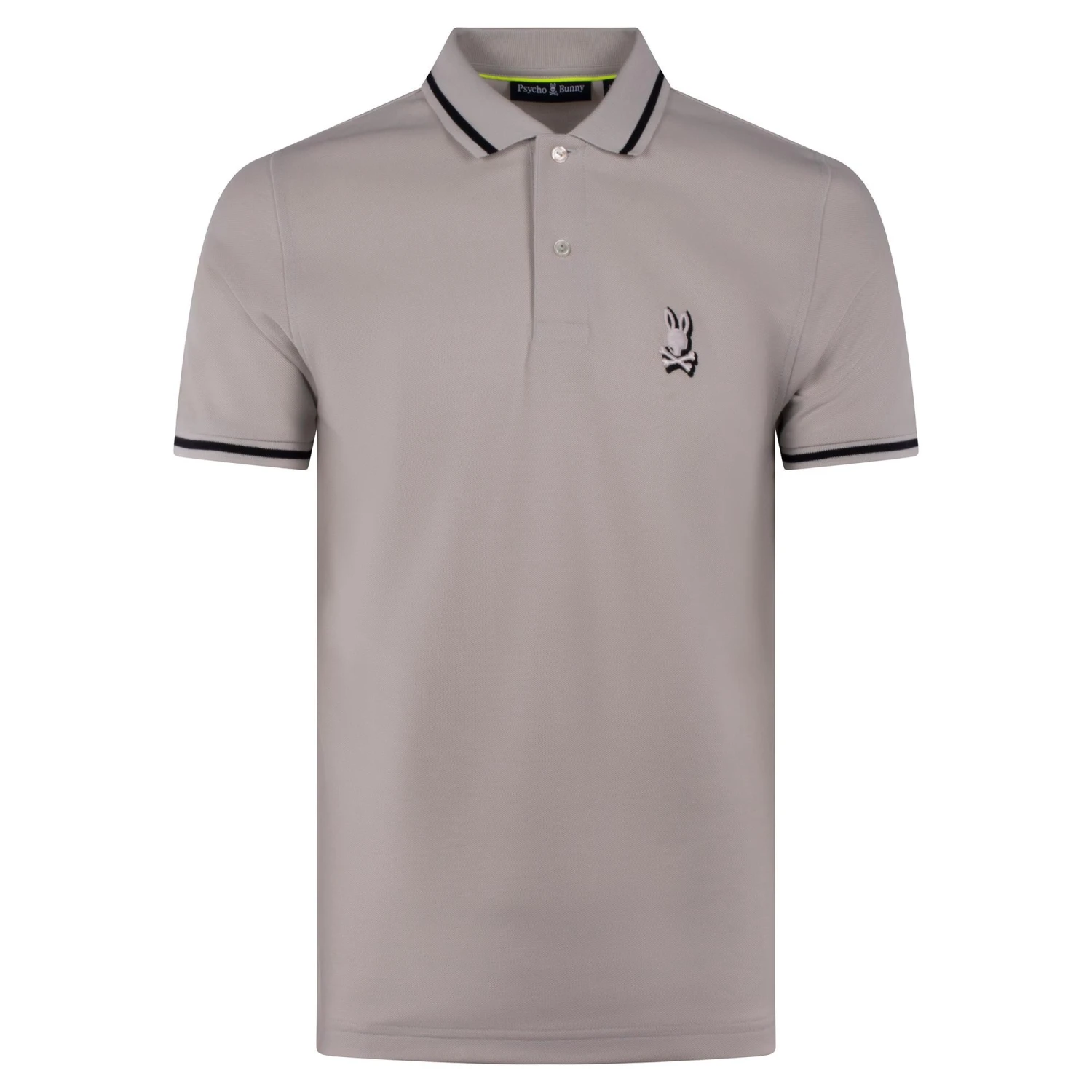 Psycho Bunny Groves Pique Polo Shirt Pearl 3 Psycho Bunny Groves Pique Polo Shirt Pearl