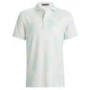 G/FORE Stamped Floral Tech Jersey Mens Golf Polo Shirt Stone 1 G/FORE Stamped Floral Tech Jersey Mens Golf Polo Shirt Stone -Teepeg Store image426262641