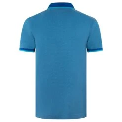 Psycho Bunny Woodway Oxford Polo Shirt Aquarius -Teepeg Store image426999448