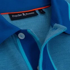 Psycho Bunny Woodway Oxford Polo Shirt Aquarius -Teepeg Store image426999452