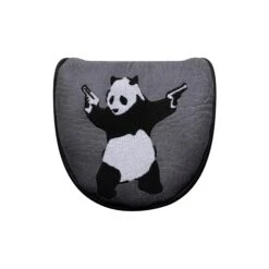 Banksy Bad Panda Mallet Putter Headcover Grey
