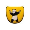 Banksy Bad Panda Mallet Putter Headcover Yellow -Teepeg Store image427001118