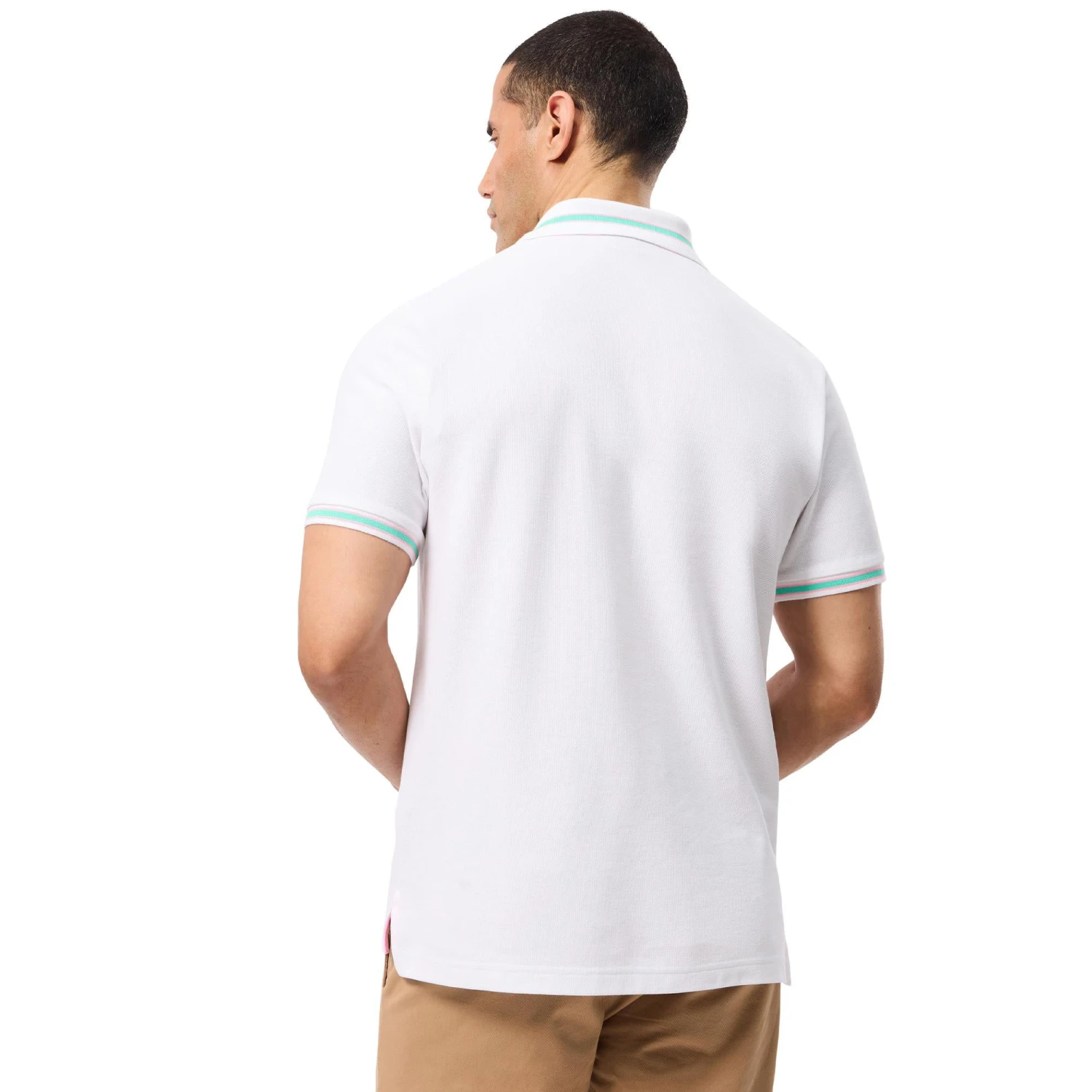 Psycho Bunny Irving Pique Polo Shirt White 11 Psycho Bunny Irving Pique Polo Shirt White - Image 9