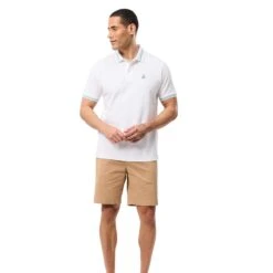 Psycho Bunny Irving Pique Polo Shirt White 39 Psycho Bunny Irving Pique Polo Shirt White -Teepeg Store image429402952