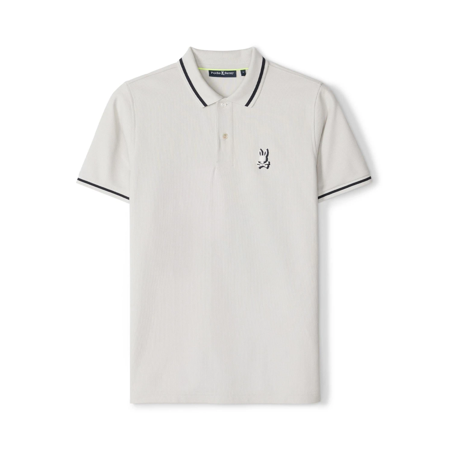 Psycho Bunny Groves Pique Polo Shirt Pearl 13 Psycho Bunny Groves Pique Polo Shirt Pearl - Image 11