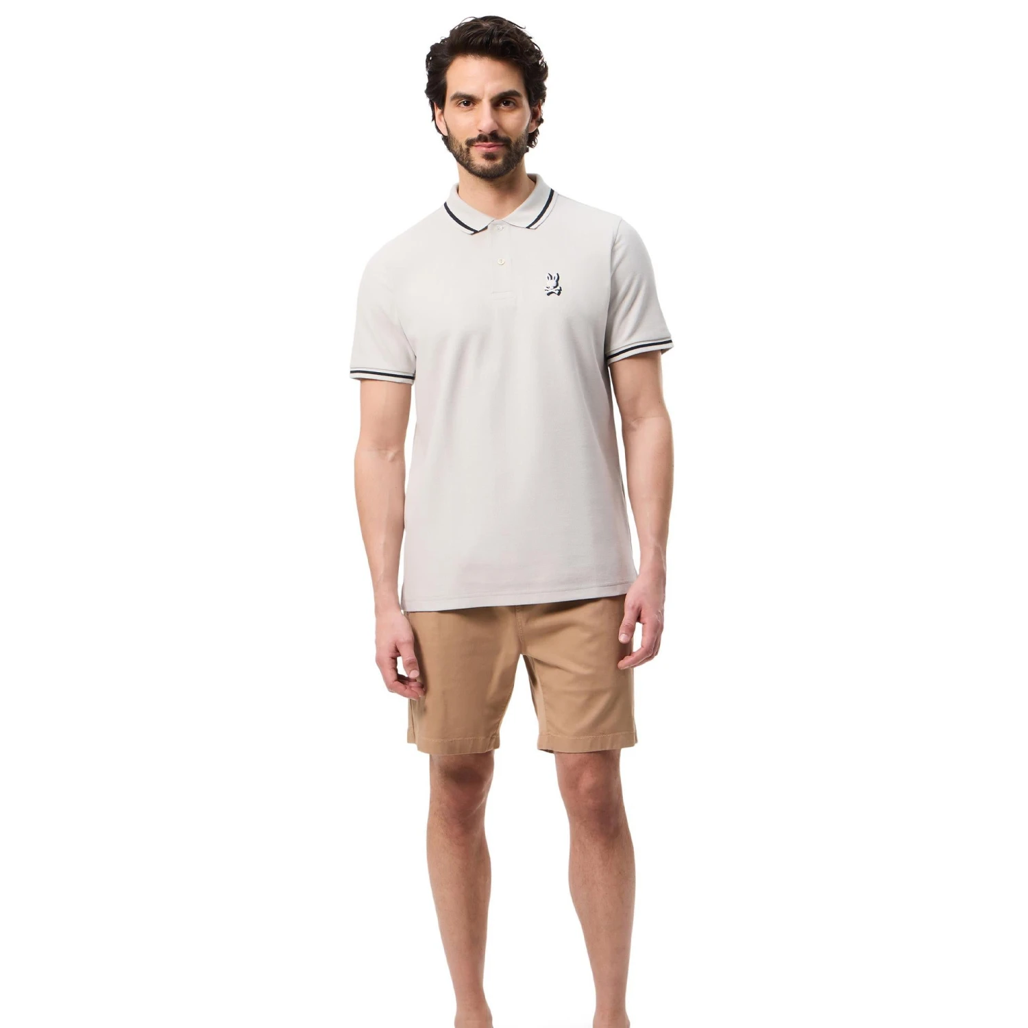 Psycho Bunny Groves Pique Polo Shirt Pearl 20 Psycho Bunny Groves Pique Polo Shirt Pearl - Image 18