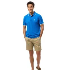 Psycho Bunny Bonham All Over Bunny Print Chino Shorts Canyon Khaki -Teepeg Store image429403449