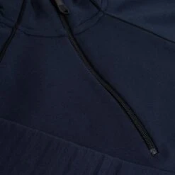 Boss Sweat 1 Stretch Cotton Quarter Zip Sweatshirt Navy -Teepeg Store image430244721